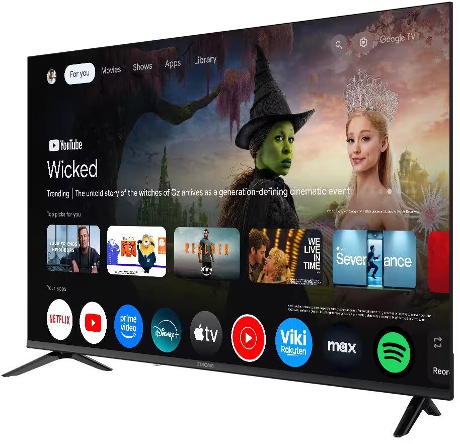 15744188_1_f Telewizor Strong Strong SRT55UH7773 Telewizor 139,7 cm (55") 4K Ultra HD Smart TV Wi-Fi Czarny 250 cd/m²