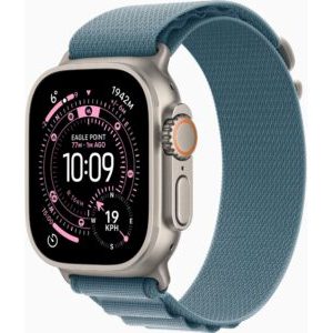 15750390_2_f Smartwatch Apple Watch Ultra 3 GPS + Cellular 49mm Natural Titanium / Alpine Loop M Niebieski (MEWM4QF/A)