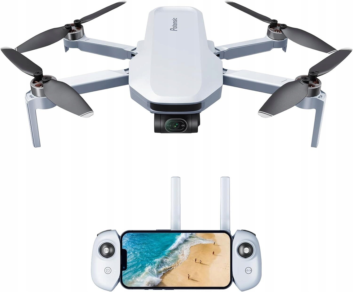 15760723_0_f Dron Potensic Potensic ATOM Dron GPS 4K 3-osiowy gimbal 6km zasięgu 32min lotu