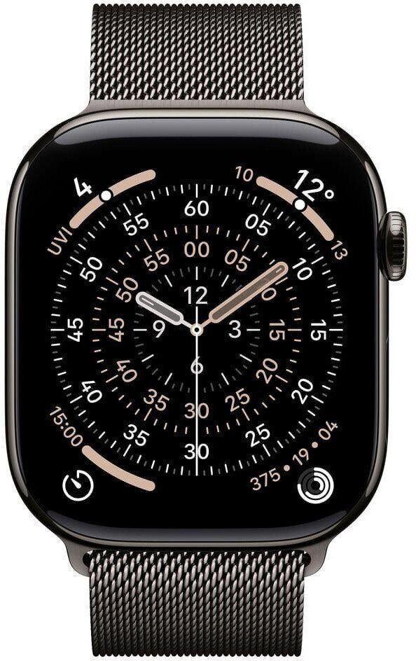 15765260_3_f Smartwatch Apple Watch 11 GPS + Cellular 42mm Slate Titanium Milanese Loop Grafitowy (MF8U4ET/A)