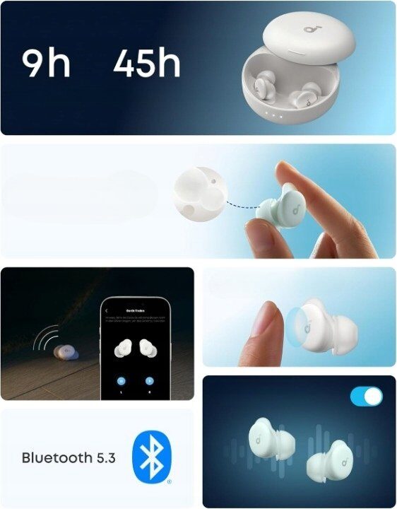 Słuchawki Soundcore Soundcore Sleep A30 zielone