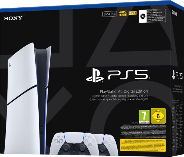15766732_1_f Sony PlayStation 5 E Chassis Slim Digital + 2 pady DualSense (CFI-2116)