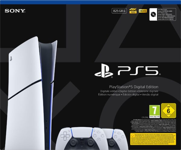 15766732_3_f Sony PlayStation 5 E Chassis Slim Digital + 2 pady DualSense (CFI-2116)