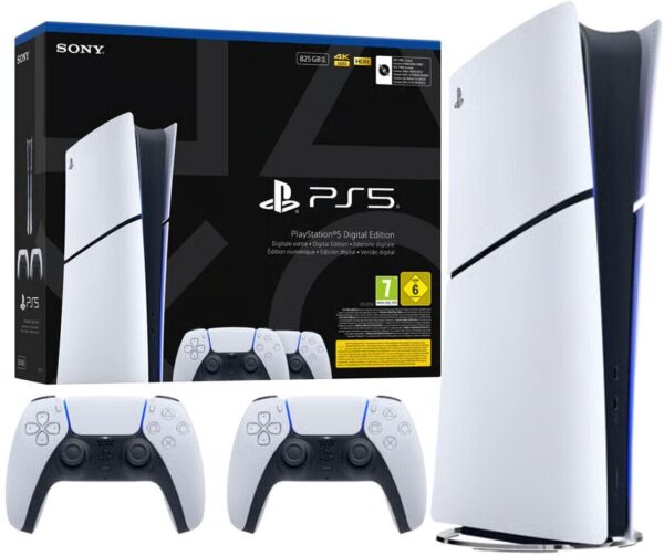 15766732_5_f Sony PlayStation 5 E Chassis Slim Digital + 2 pady DualSense (CFI-2116)