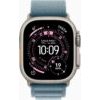 15769420_2_f Smartwatch Apple Watch Ultra 3 GPS + Cellular 49mm Natural Titanium / Alpine Loop M Niebieski (MEWM4QR/A)