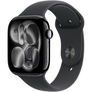 Smartwatch Apple Watch 11 GPS + Cellular 42mm Jet Black Alu Sport Band M/L Czarny (MF854MP/A)