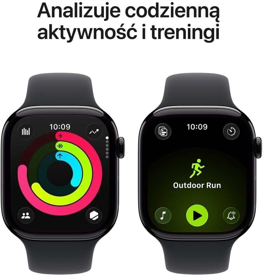 15806125_5_f Smartwatch Apple Watch 11 GPS + Cellular 46mm Jet Black Alu Sport Band S/M Czarny (MFC24MP/A)