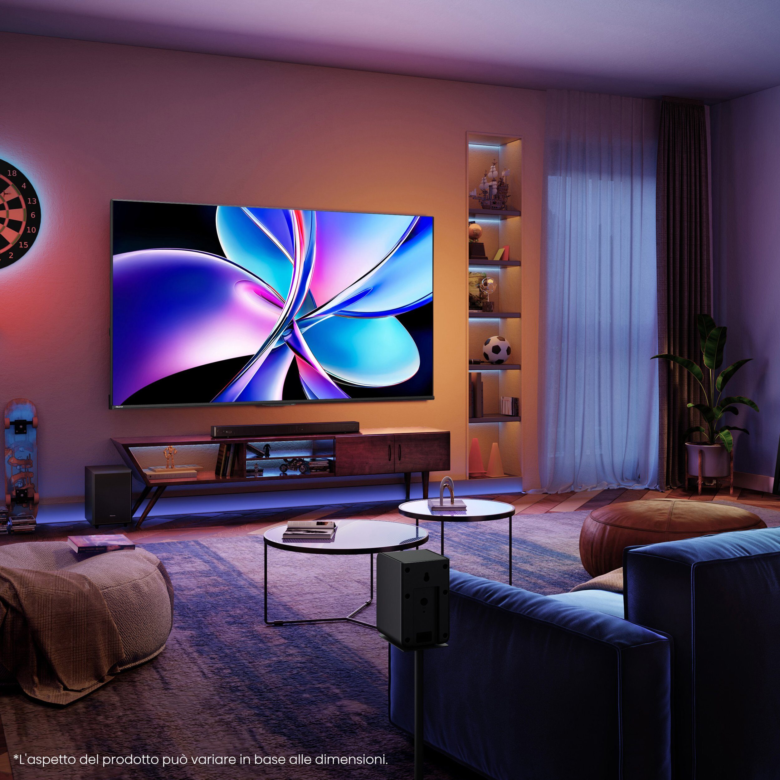 15814847_1_f Telewizor Hisense HISENSE 43E7Q PRO 43" QLED 4K VidaaOS 144Hz Dolby Atmos