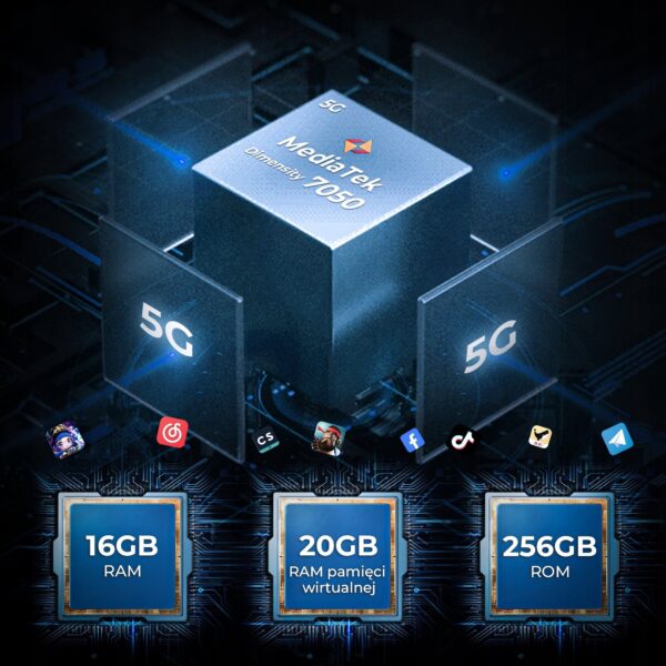 Smartfon Hotwav Smartfon HOTWAV Hyper 7 Pro (czarny)