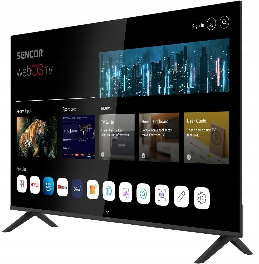 Telewizor Sencor SLE 50US803B WEBOS SMART TV SENCOR