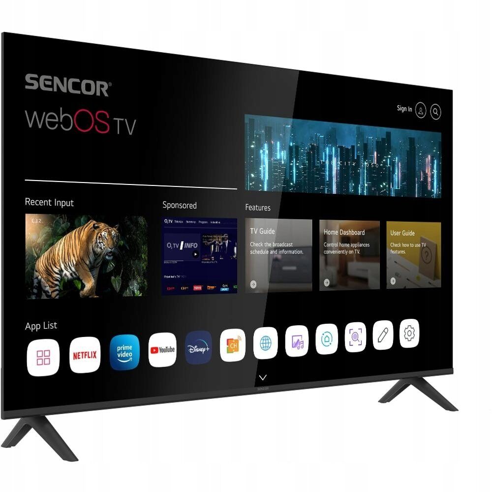 Telewizor Sencor SLE 50US803B WEBOS SMART TV SENCOR