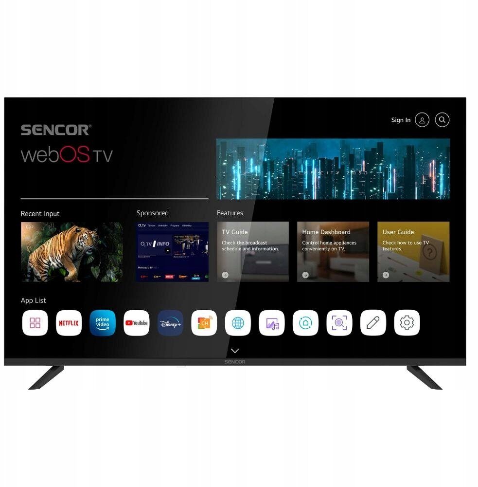 Telewizor Sencor SLE 43US804B WEBOS UHD TV SENCOR