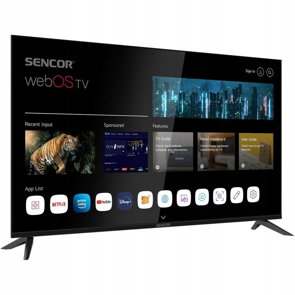 Telewizor Sencor SLE 50US804B WEBOS UHD TV SENCOR