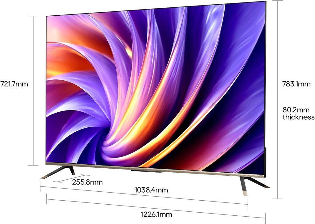 15884088_1_f Telewizor Dreame Vivid QLED TV Q100 109.2 cm (43") 4K Ultra HD Smart TV Wi-Fi Black 350 cd/m²