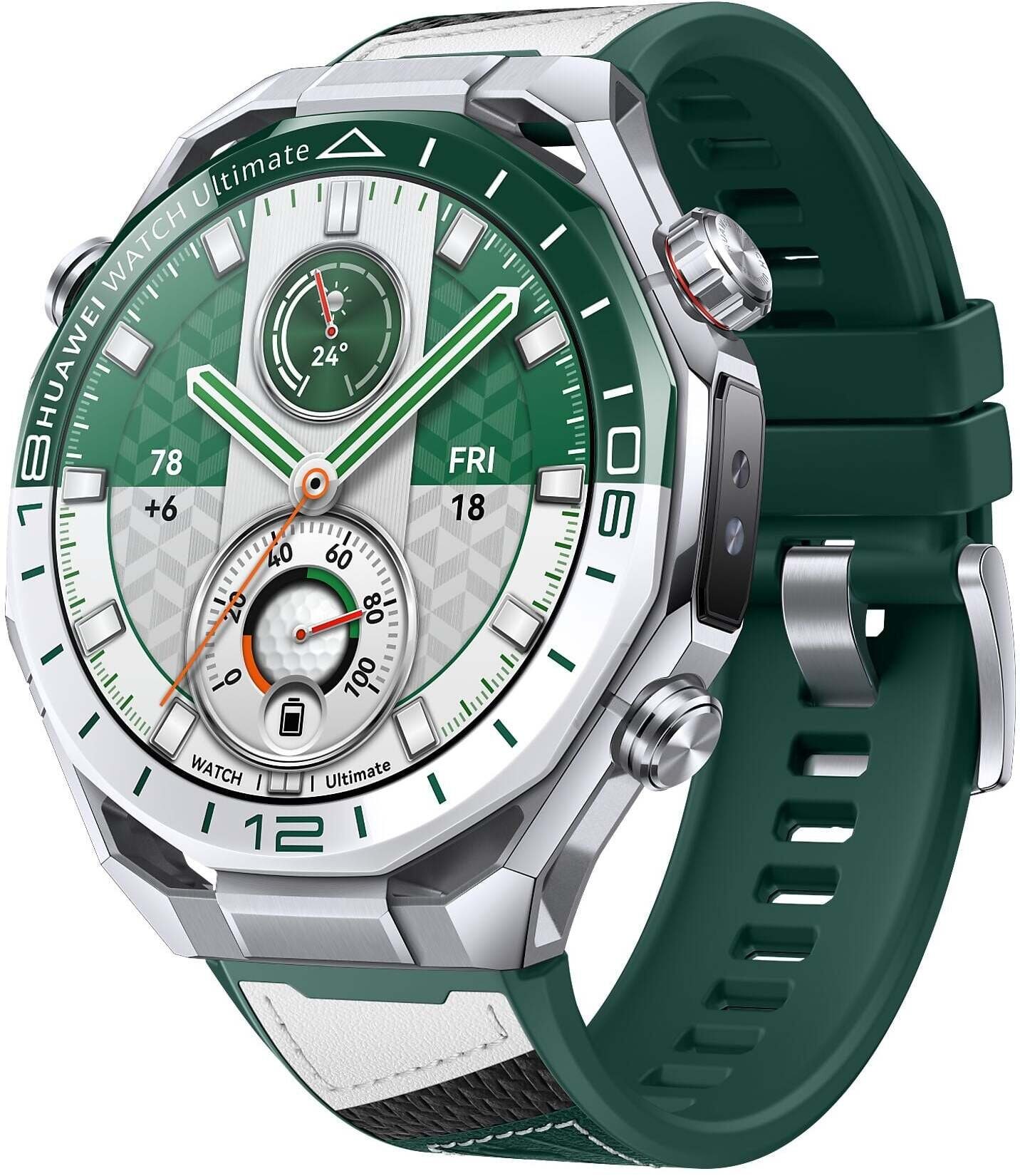 15897164_4_f Smartwatch Huawei Watch Ultimate 2 Biało-zielony (55020GNT)