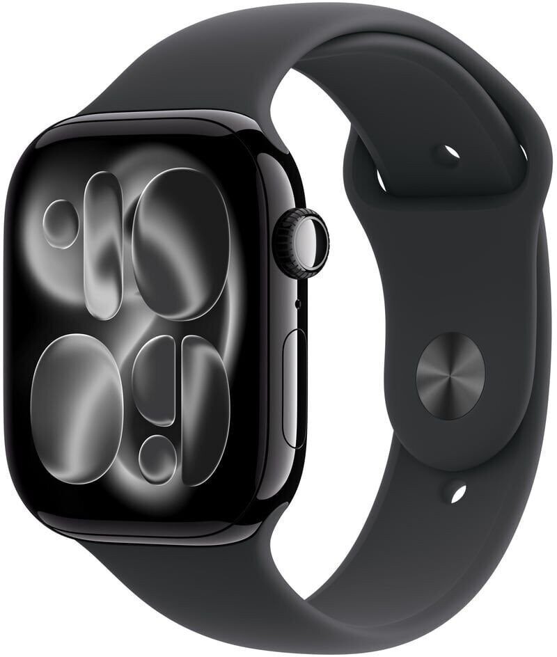Smartwatch Apple Watch 11 GPS + Cellular 42mm Jet Black Alu Sport Band S/M Czarny (MF834ET/A)