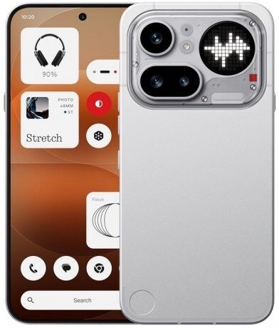 Smartfon Nothing Smartfon Nothing Phone 4a Pro 5G 8/128GB - srebrny