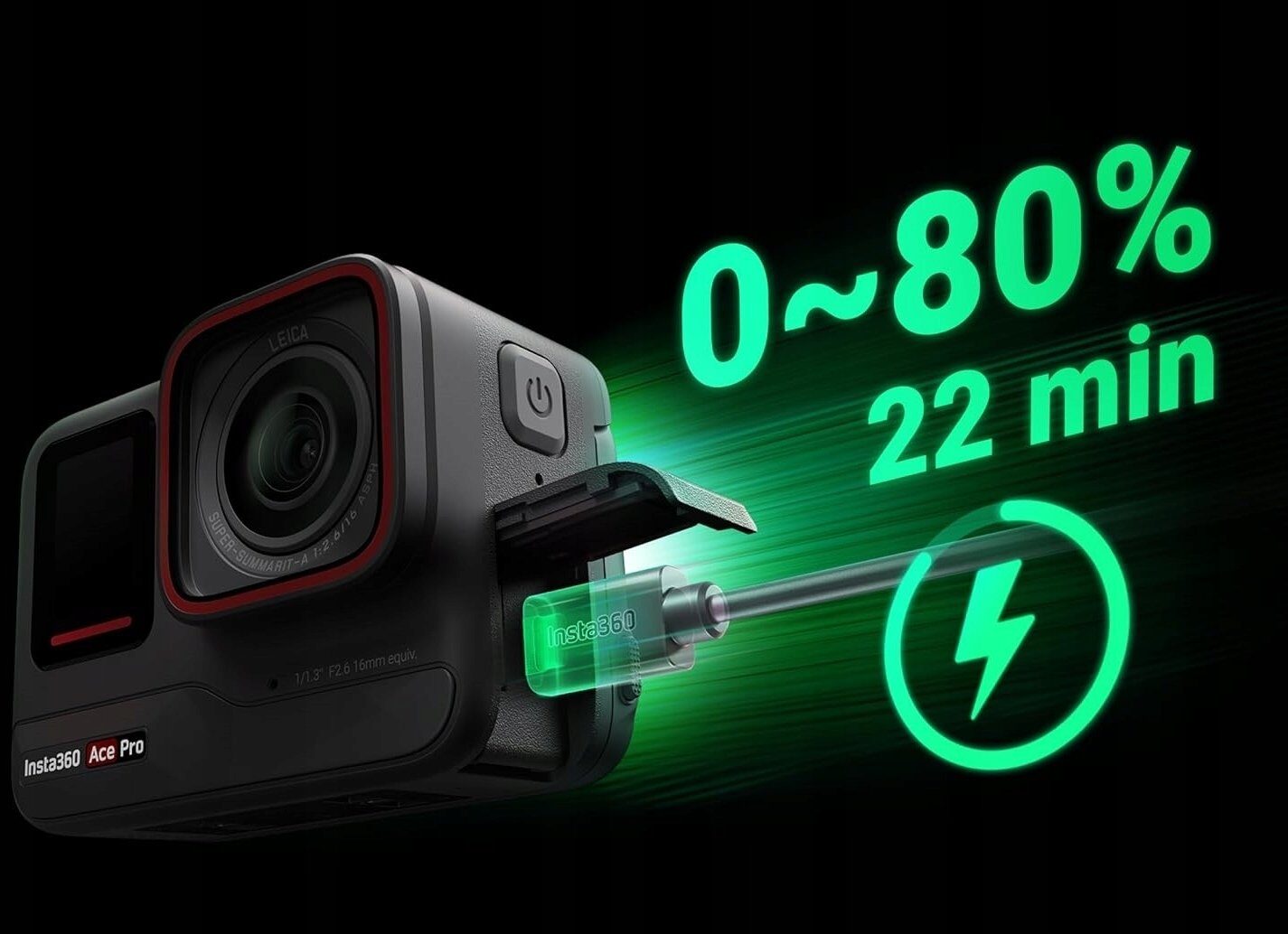Kamera Insta360 Ace Pro 2 Endurance Bundle czarna