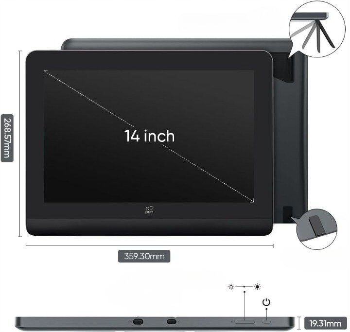 16225647_3_f Tablet XP-Pen XPPen Artist Pro 14 Gen 2 Tablet Graficzny 14" laminowany z rysikiem 16K