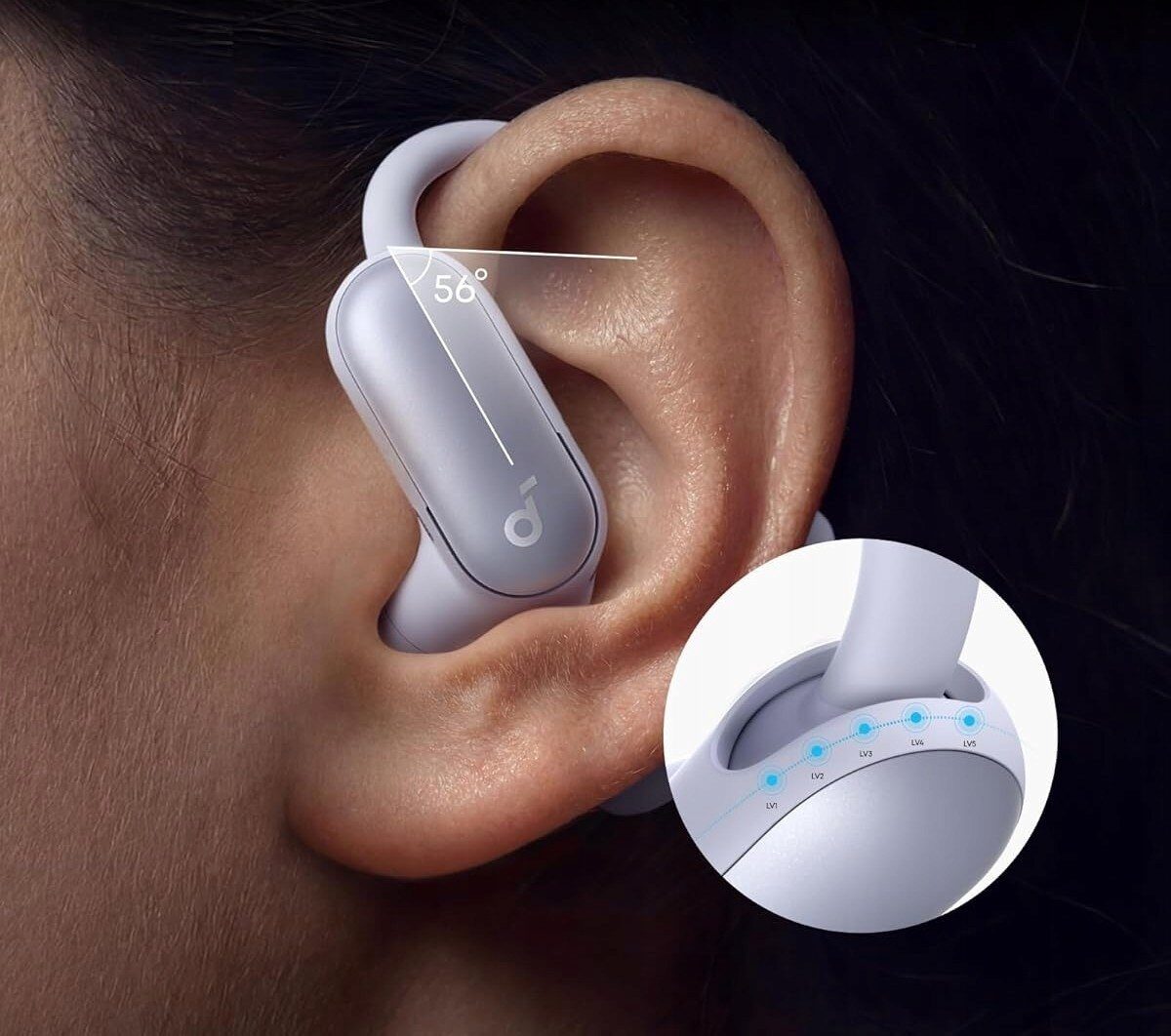 16225748_1_f Słuchawki QCY Soundcore AeroFit 2 Pro Słuchawki Bluetooth 6.1 LDAC Bezprzewodowe