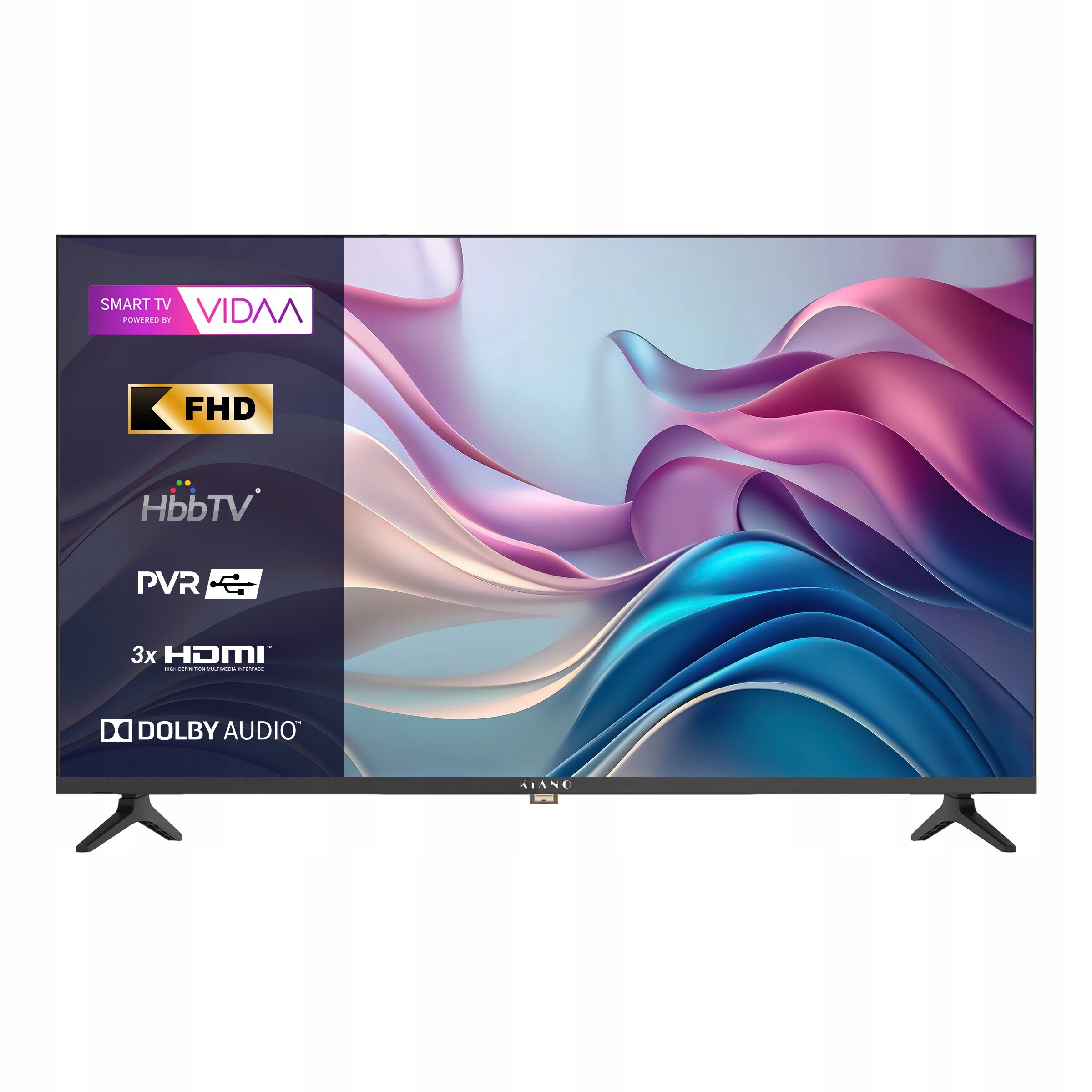 Telewizor Kiano Elegance 40 Vidaa – Nowoczesna rozrywka w Twoim salonie