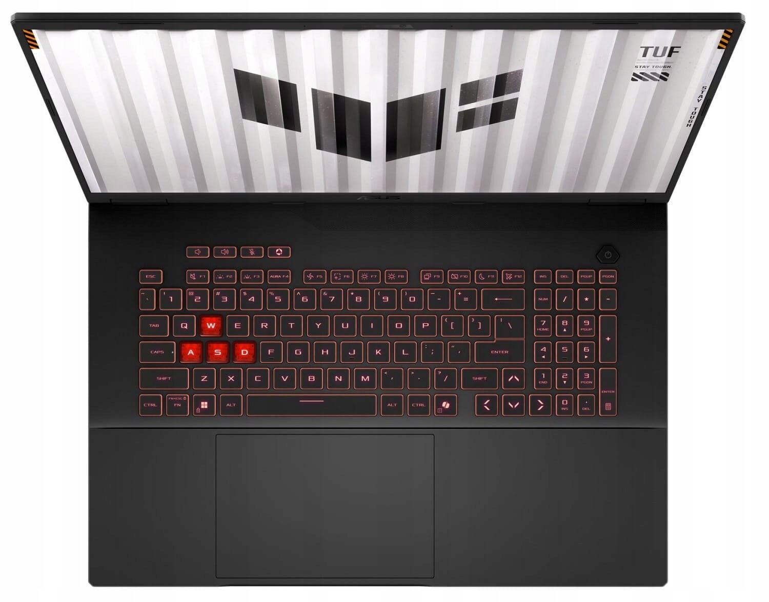 Klawiatura podświetlana RGB z wydzieloną sekcją numeryczną