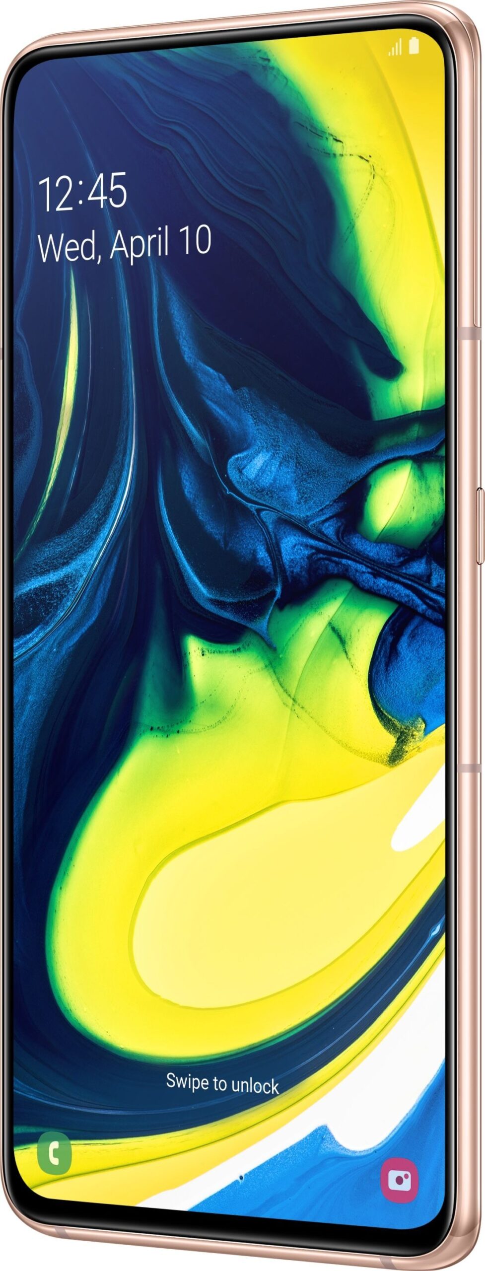 5938332_5_f Smartfon Samsung Galaxy A80 8/128GB Złoty (SM-A805FZD)