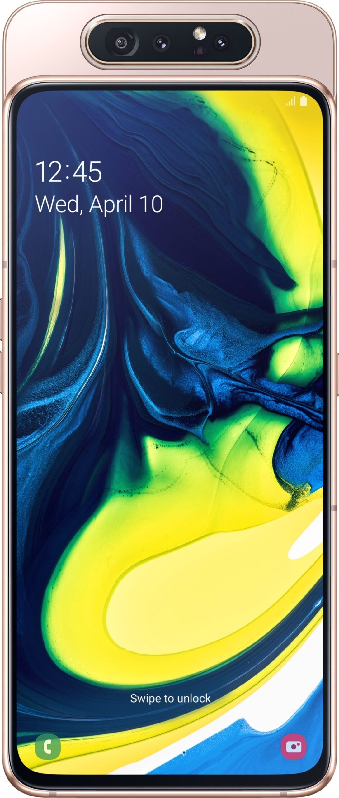 5938332_6_f Smartfon Samsung Galaxy A80 8/128GB Złoty (SM-A805FZD)