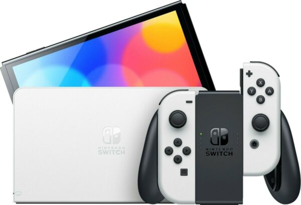 5949104_2_f Nintendo Switch OLED White (NSH008)