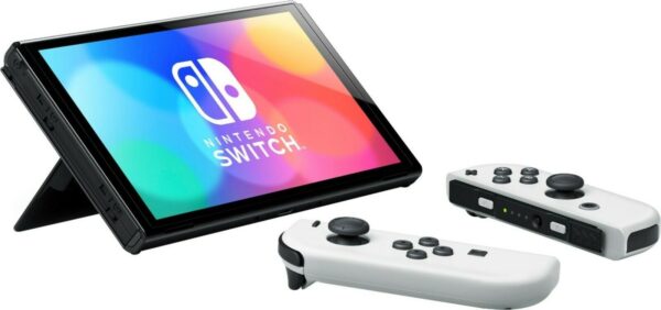 5949104_3_f Nintendo Switch OLED White (NSH008)