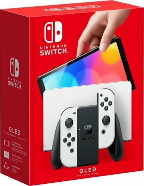 5949104_6_f Nintendo Switch OLED White (NSH008)