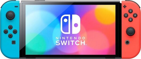 5949105_0_f Nintendo Switch OLED Red & Blue (NSH007)