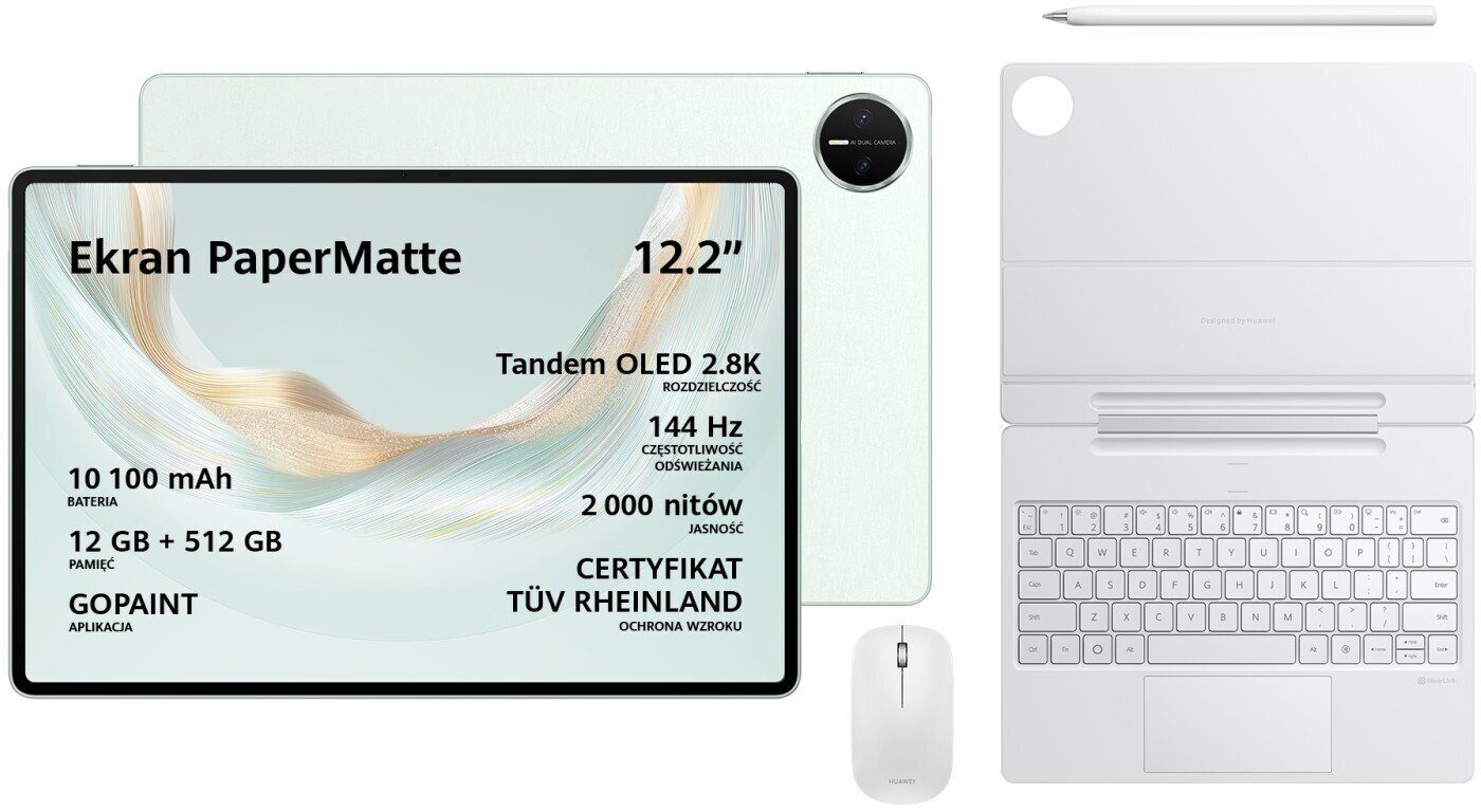 600013191_3_f Tablet Huawei MatePad Pro 12.2" 512 GB Zielony (Morandi-W09DK)