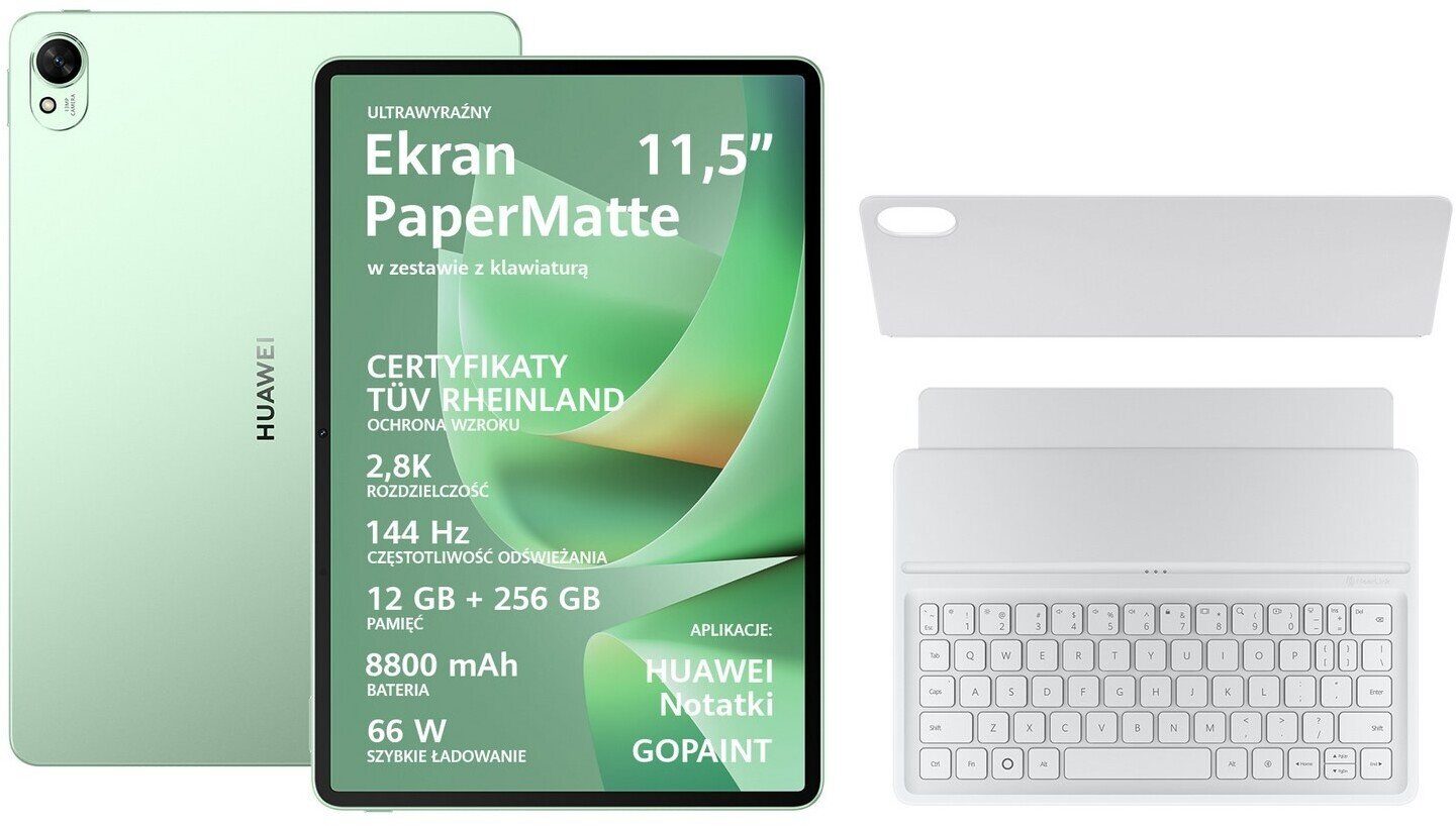 600048366_0_f Tablet Huawei MatePad S 11.5" 256 GB Zielony (Salinger-W29FK)