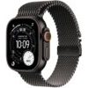 600077313_0_f Smartwatch Apple Watch Ultra 3 GPS + Cellular 49mm Black Titanium / Titanium Milanese Loop S Czarny (MF1N4QC/A)