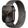 Smartwatch Apple Watch 10 GPS + Cellular 46mm Slate Titanium Milanese Loop S/M Czarny (MC7R4QC/A)
