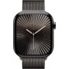 Smartwatch Apple Watch 10 GPS + Cellular 46mm Slate Titanium Milanese Loop S/M Czarny (MC7R4QC/A)