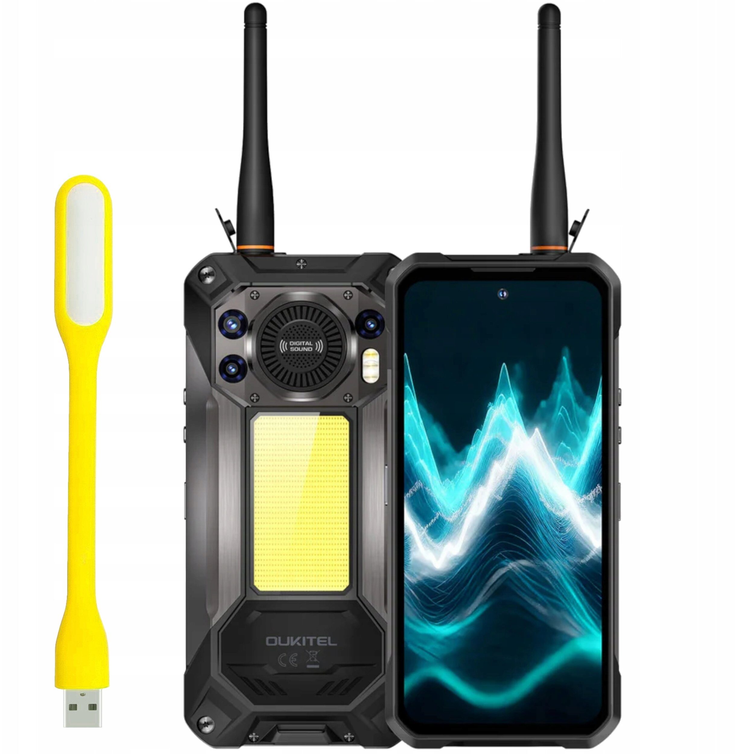 600134677_0_f Smartfon Oukitel Smartphone WP61 Plus 5G Walkie-Talkie 5G 6.78" 12/512GB 20000mAh Black (WP61Plus-BK/OL)