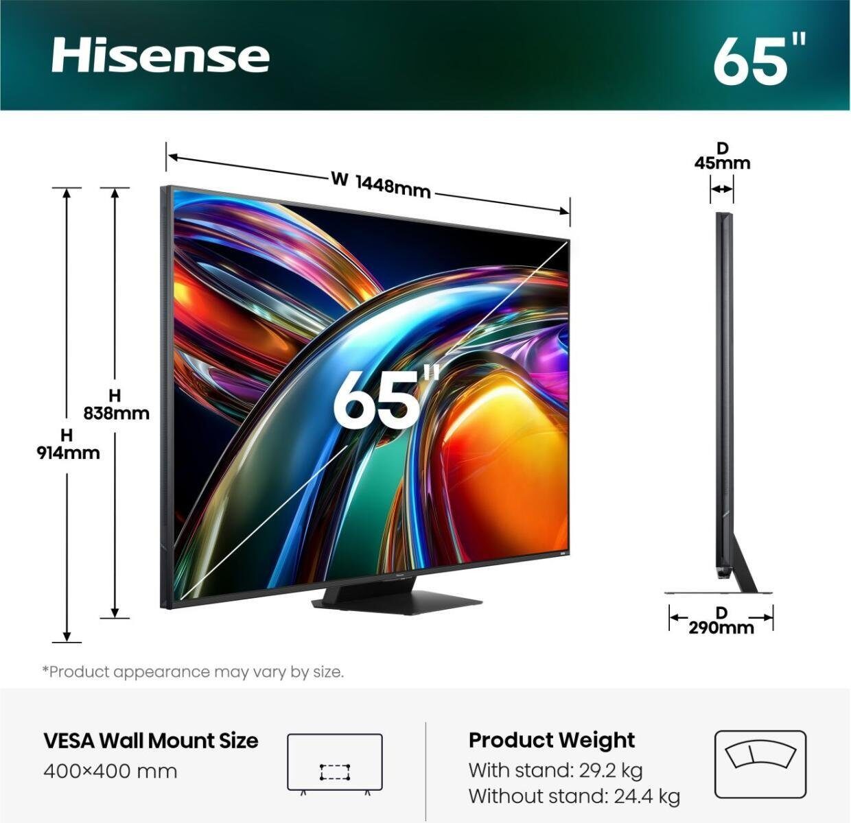 Telewizor Hisense 65UR9DS