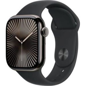 Smartwatch Apple Watch 10 GPS + Cellular 42mm Slate Titanium M/L Czarny (MWXH3QC/A)