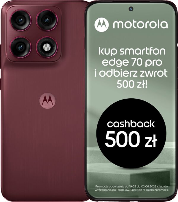 600149377_4_f Smartfon Motorola Edge 70 Pro 5G 12/512GB Czerwony (PBC20005PL)