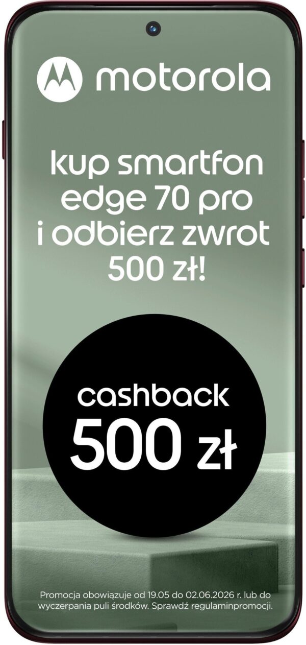 600149377_5_f Smartfon Motorola Edge 70 Pro 5G 12/512GB Czerwony (PBC20005PL)