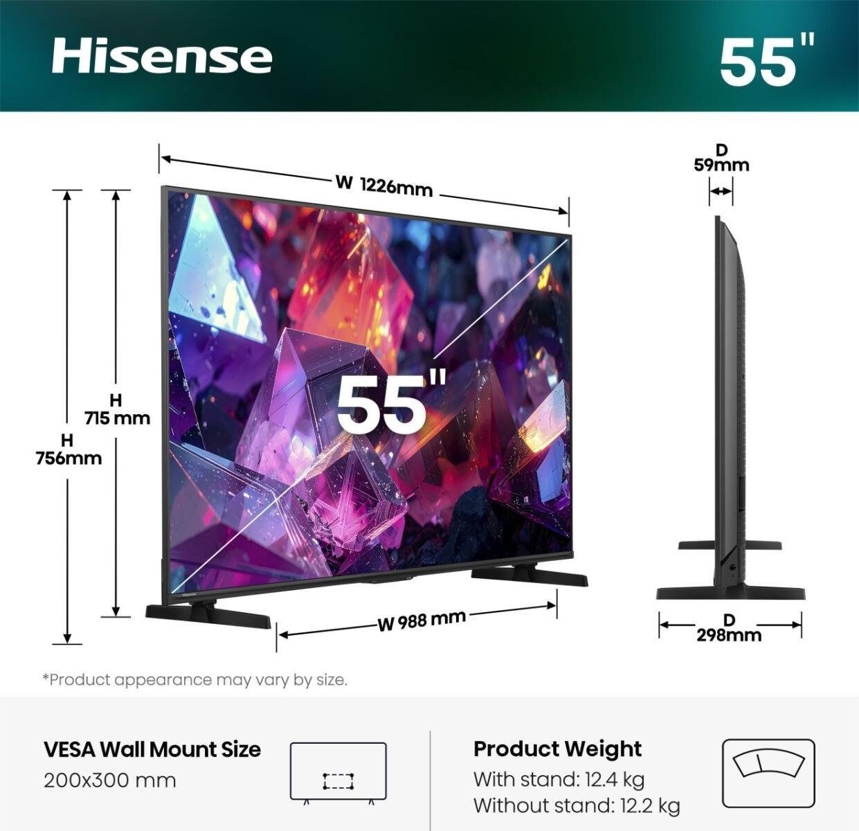 Telewizor Hisense HISENSE QLED 55E7S PRO