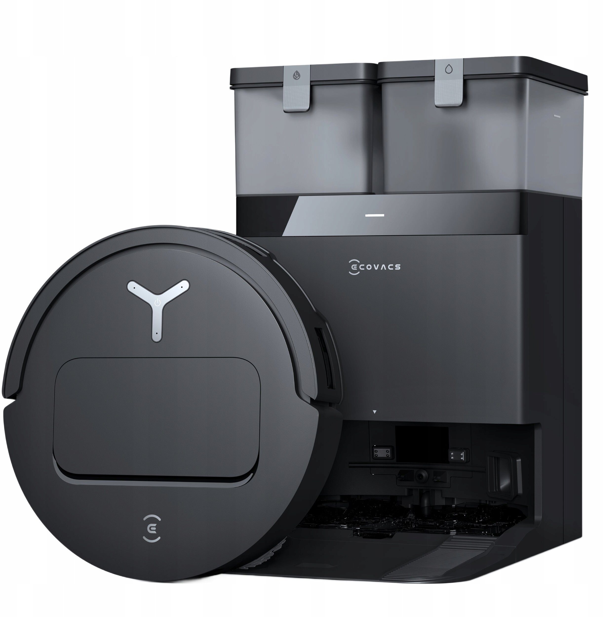600173215_0_f Robot sprzątający Ecovacs DEEBOT T50 Omni Gen3 Robot odkurzający z funkcją wycierania 25000Pa (DEEBOT T50 OMNI Black GEN 3 FAMILY)