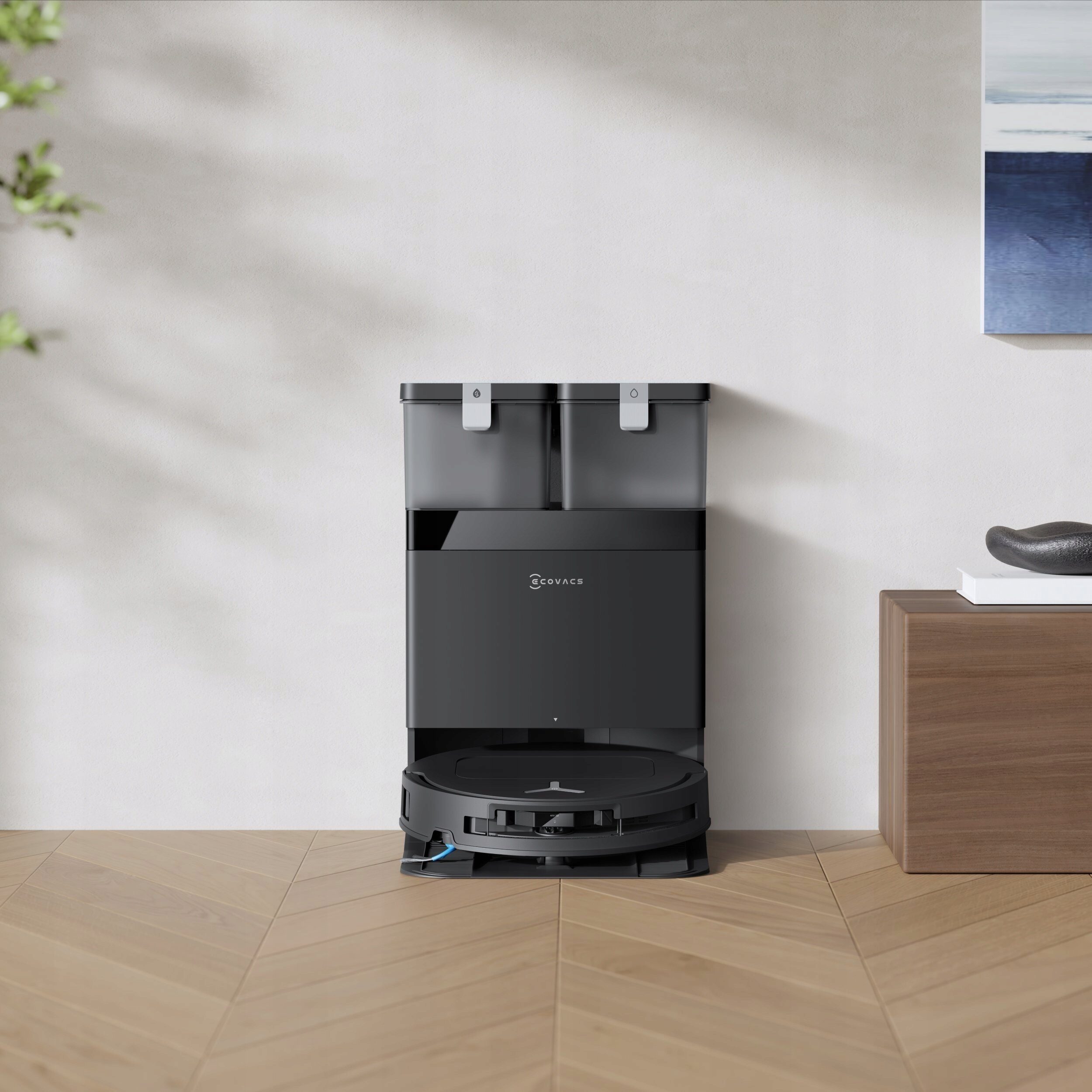 600173215_2_f Robot sprzątający Ecovacs DEEBOT T50 Omni Gen3 Robot odkurzający z funkcją wycierania 25000Pa (DEEBOT T50 OMNI Black GEN 3 FAMILY)