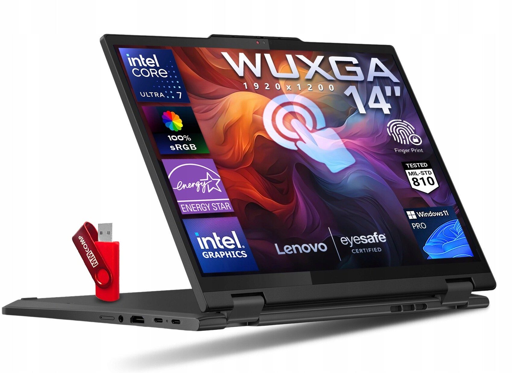 600277653_0_f Laptop Lenovo ThinkPad T14s 2w1 Ultra 7 255U 32GB 2TB SSD WUXGA IPS Biurowy