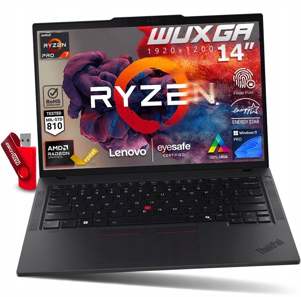 600277732_0_f Laptop Lenovo Thinkpad T14 G5 R7 PRO 8GB 4TB SSD WUXGA IPS W11 stylowy 3YW