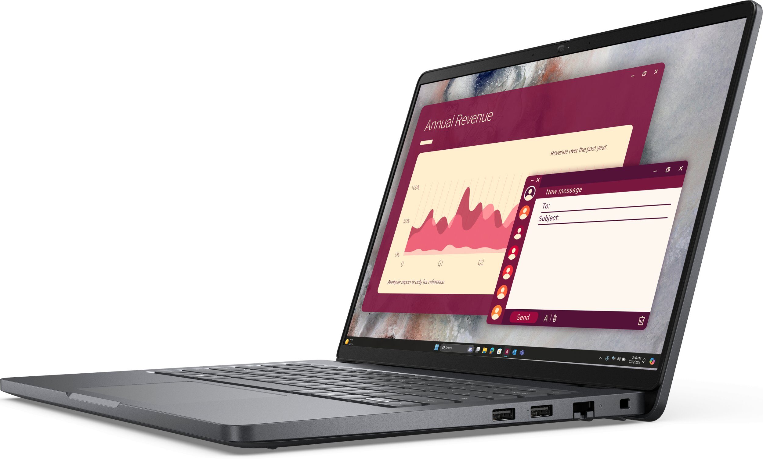 600277771_2_f Laptop Dell Pro 14 PC14250 Intel Core 5 120U Laptop 35,6 cm (14") Full HD+ 16 GB DDR5-SDRAM 512 GB SSD Wi-Fi 6E (802.11ax) Windows 11 Pro Amerykański międzynarodowy czarny (5G4D2)