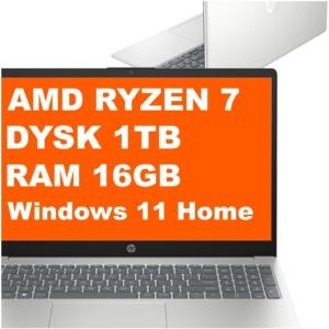 600302868_0_f Laptop HP 15-fc0026nw / B4MB3EA / Ryzen 7 / 16GB / 1TB / AMD Radeon / 15,6" FHD / Win 11 / Srebrny
