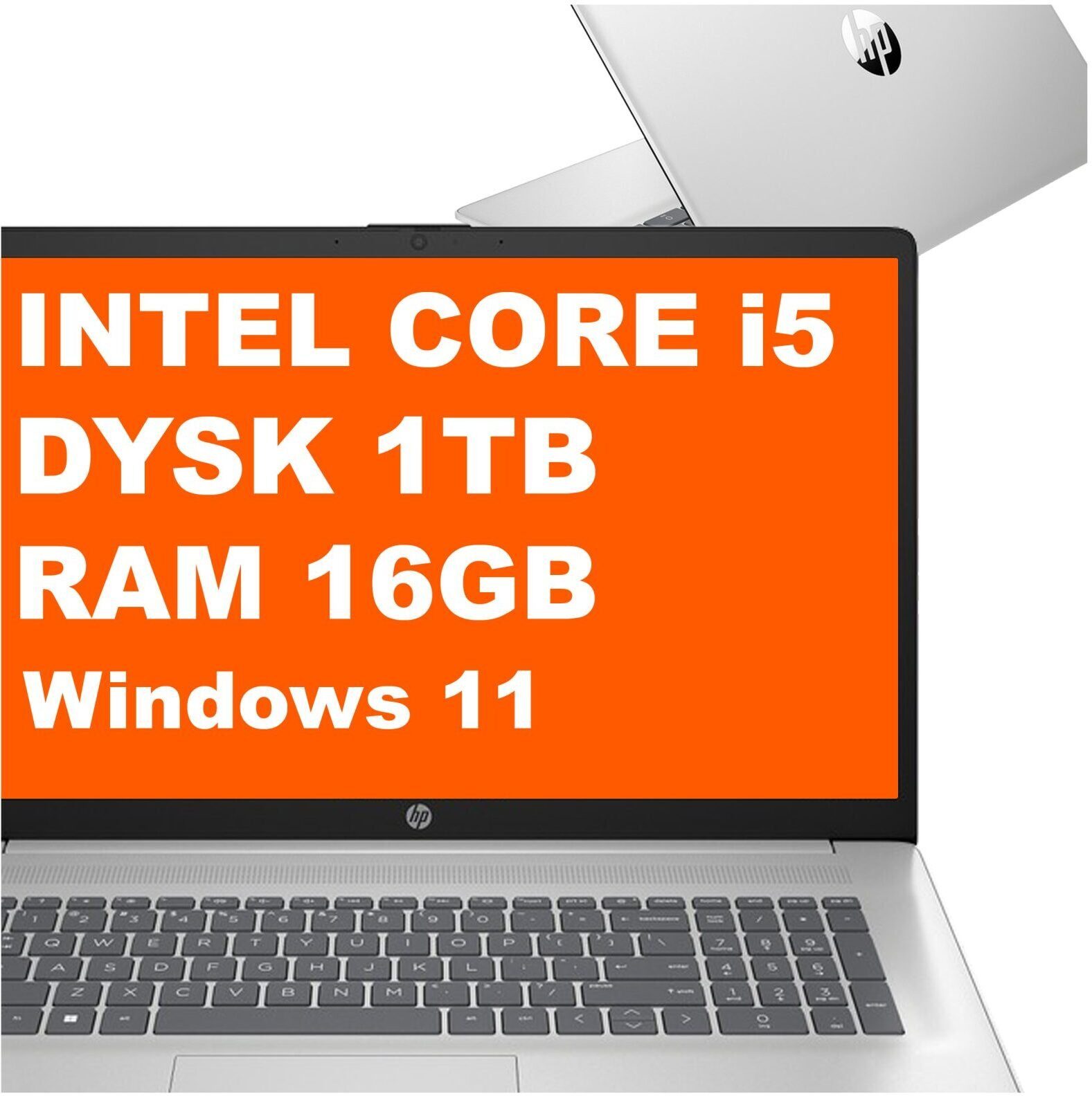 600302882_0_f Laptop HP 17-cn3077nr / B6RX2UA / Intel i5 / 16GB / 1TB / Intel Iris Xe / HD+ / Win 11 / Srebrny